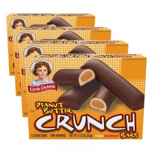 Little Debbie Peanut Butter Crunch Bars(140.64 OZ (Pack of 4))