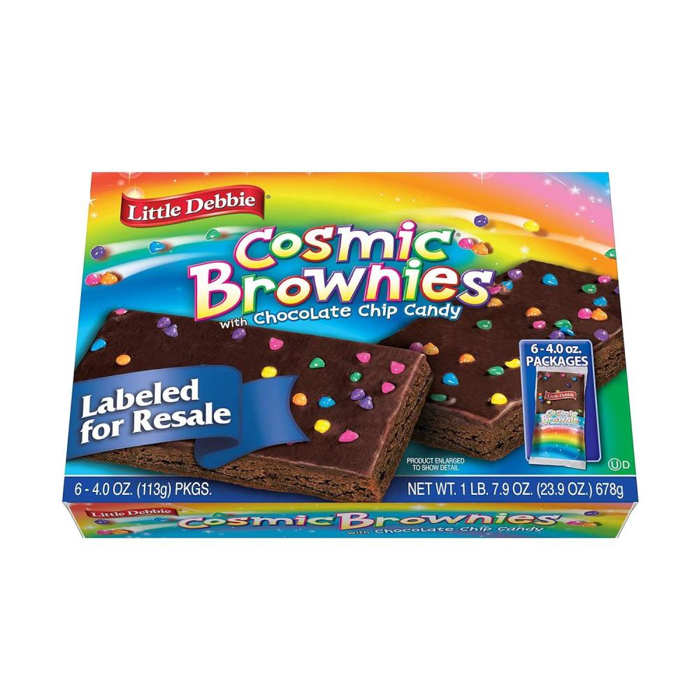 image:imageLittle Debbie Cosmic Brownie SingleServe Caddie Chocolate 4 Ounce Pack of 6Chocolate